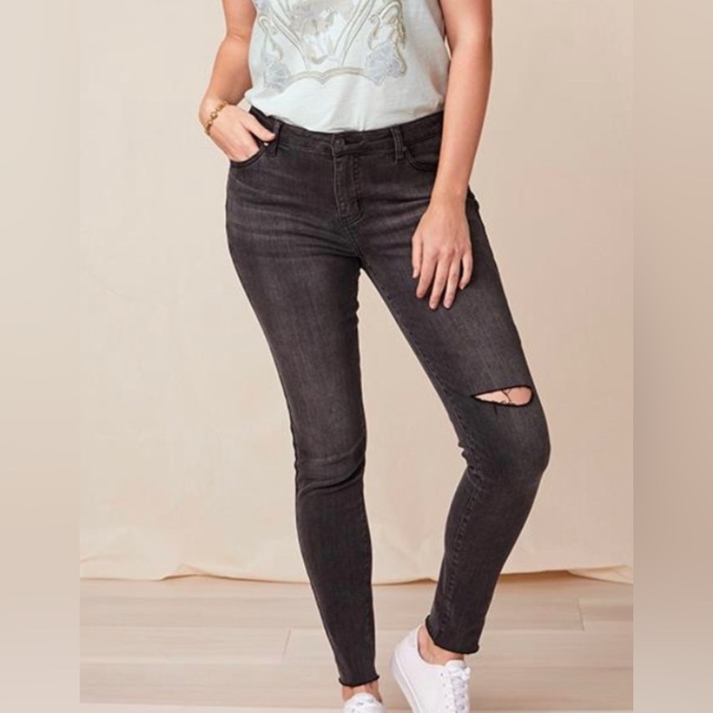 Matilda Jane Good Hart‎ GH Anytime Deconstructed Mid Rise Jeans Sz 18 NWT